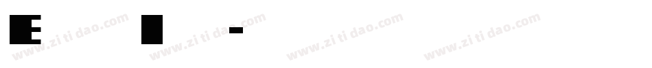 Elephant Italic字体转换